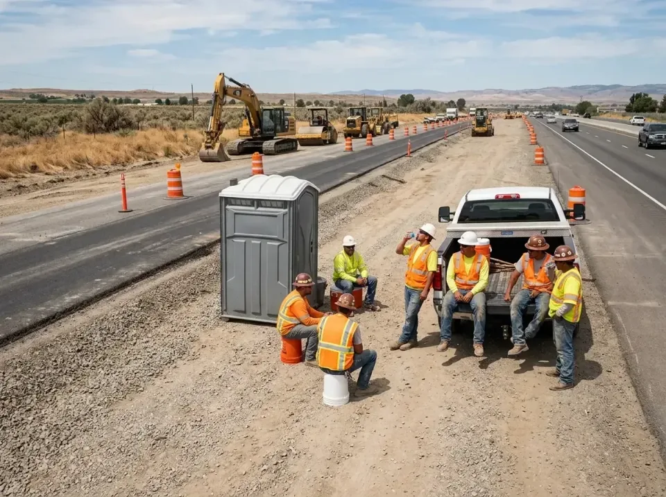 highway-road-construction-crew-007 — frequently asked questions, Porta Potty and Restroom Rentals in Franklin, NH